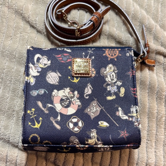 Dooney & Bourke Navy Disney Crossbody Bag - Picture 1 of 5
